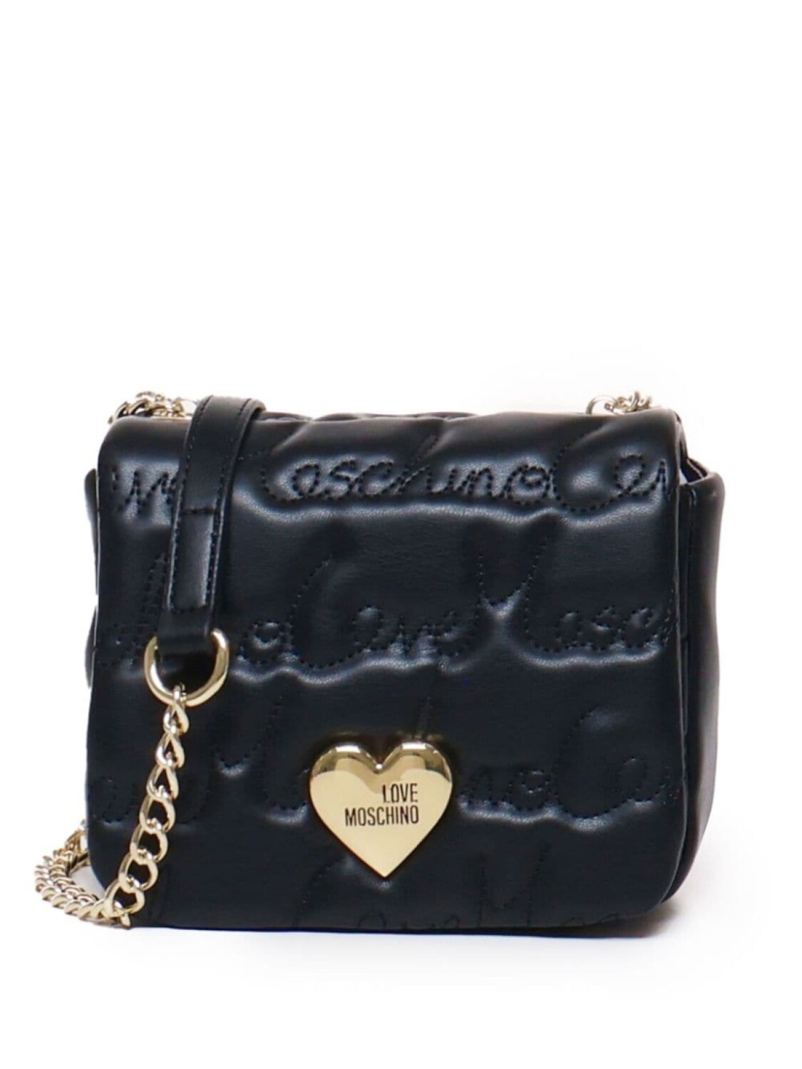 

Love Moschino сумка через плечо с логотипом, черный