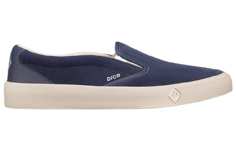Туфли-лодочки из замши Dior, темно-синий — фото 2