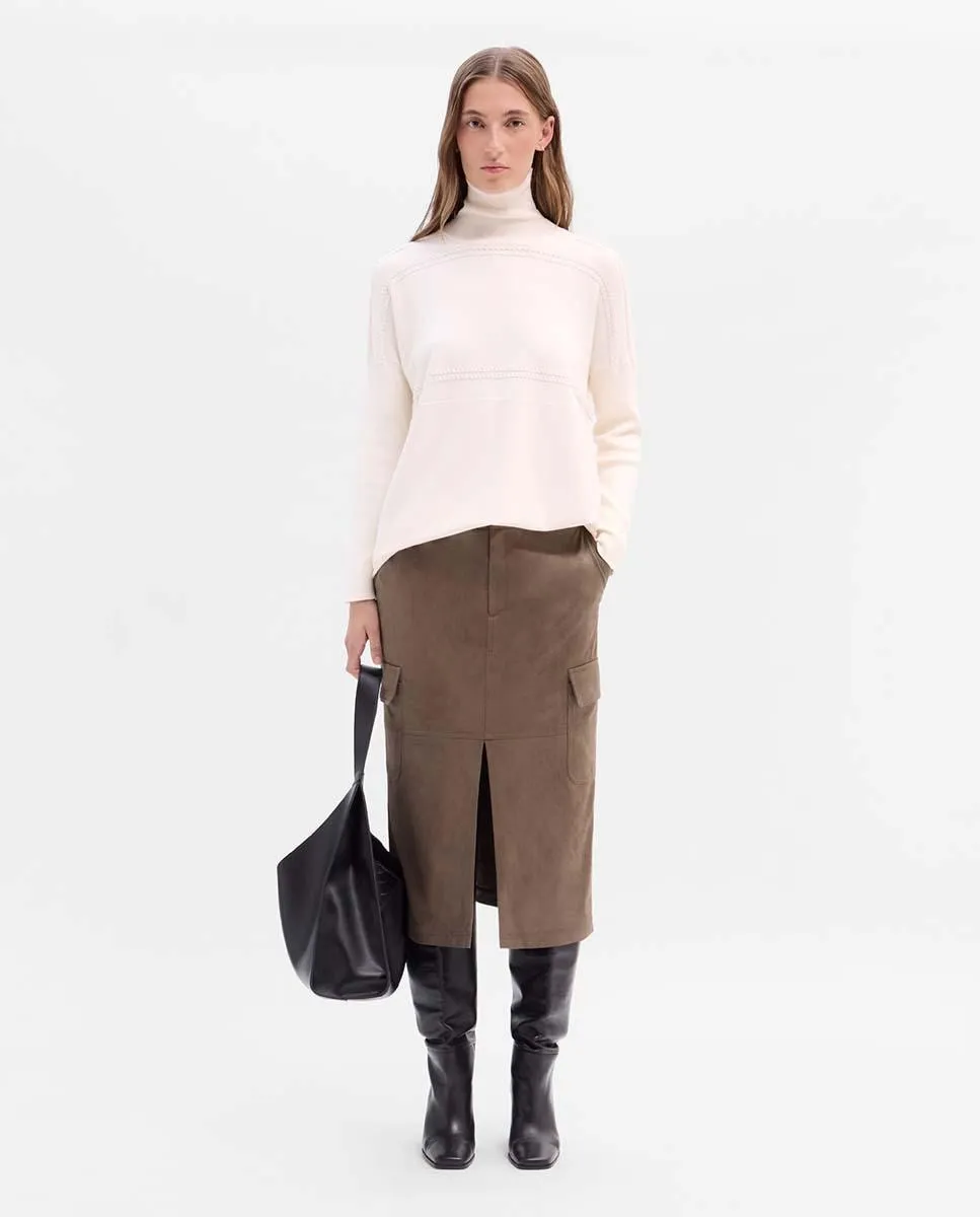 

Женское пончо из тонкого трикотажа Simorra, светло-коричневый