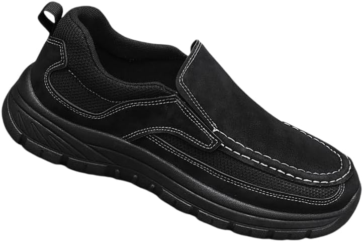 

Мужские низкие походные ботинки - прочная повседневная обувь для активного отдыха, подходит для комфортной ходьбы и ежедневной носки Hoalox, черный