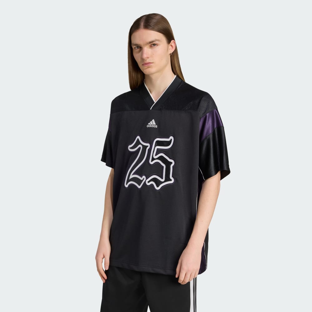 

Топ Adidas Football Jersey, цвет Black/Aurora Plum
