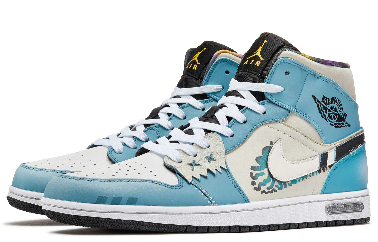 

Jordan Air Jordan 1 винтажные баскетбольные кроссовки мужские, Blue