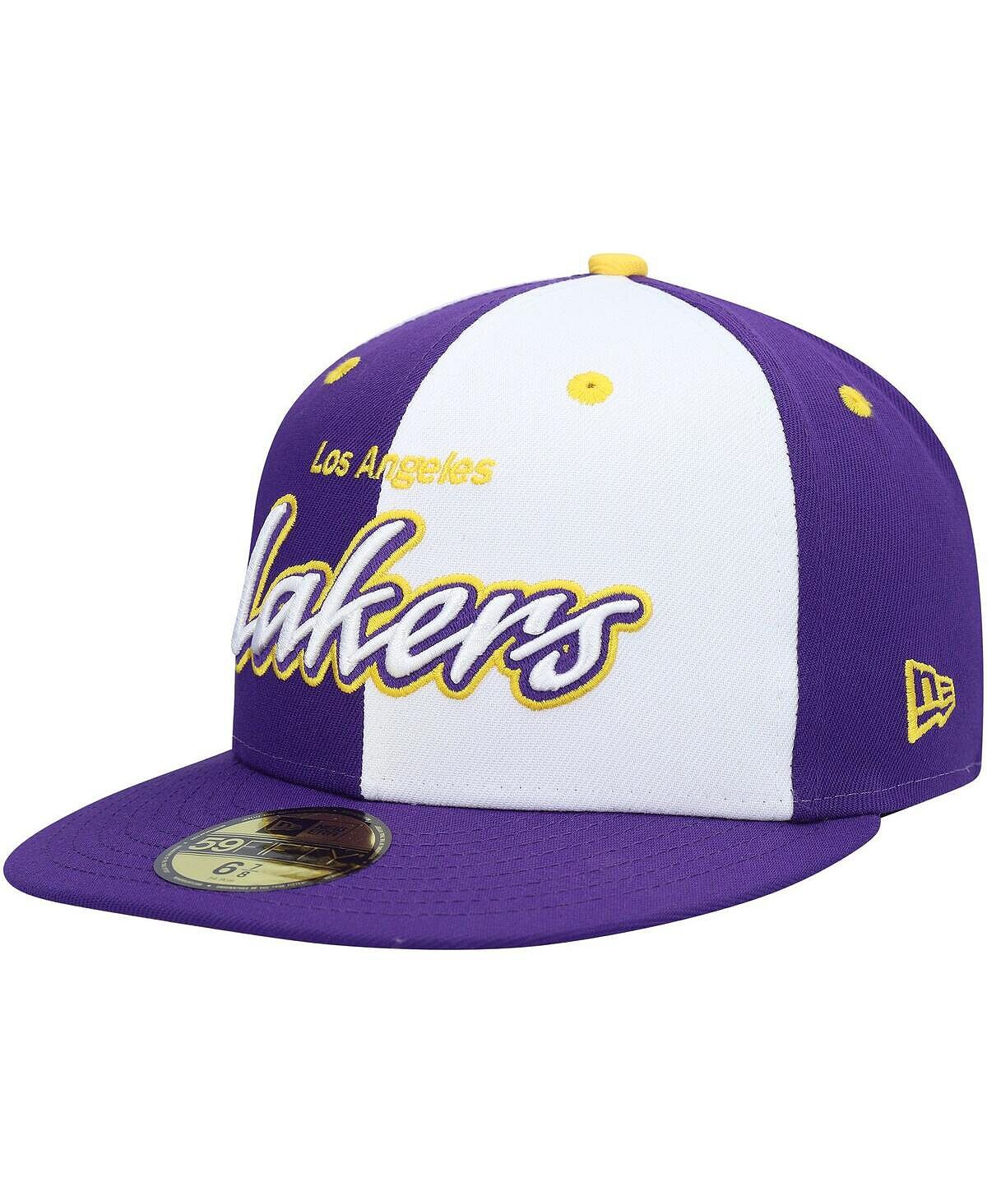 

Мужская фиолетово-белая приталенная шляпа Los Angeles Lakers Griswold 59FIFTY New Era