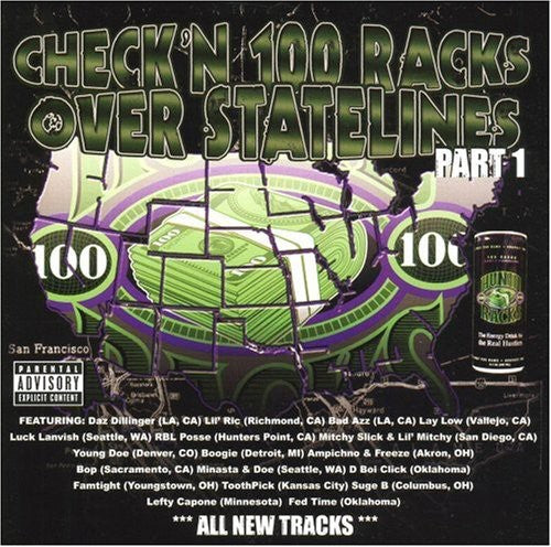 

CD диск Checkin 100 Racks Over Statelines 1 / Various: Checkin 100 Racks Over Statelines 1 / Various