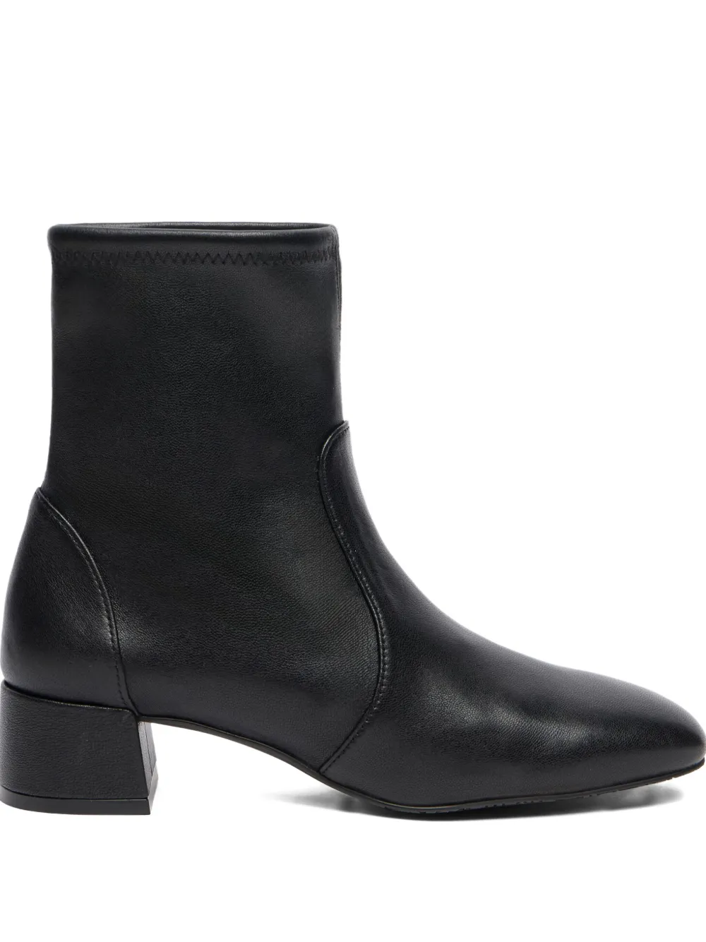 Ботильоны Maeve на блочном каблуке 50 мм Stuart Weitzman, черный