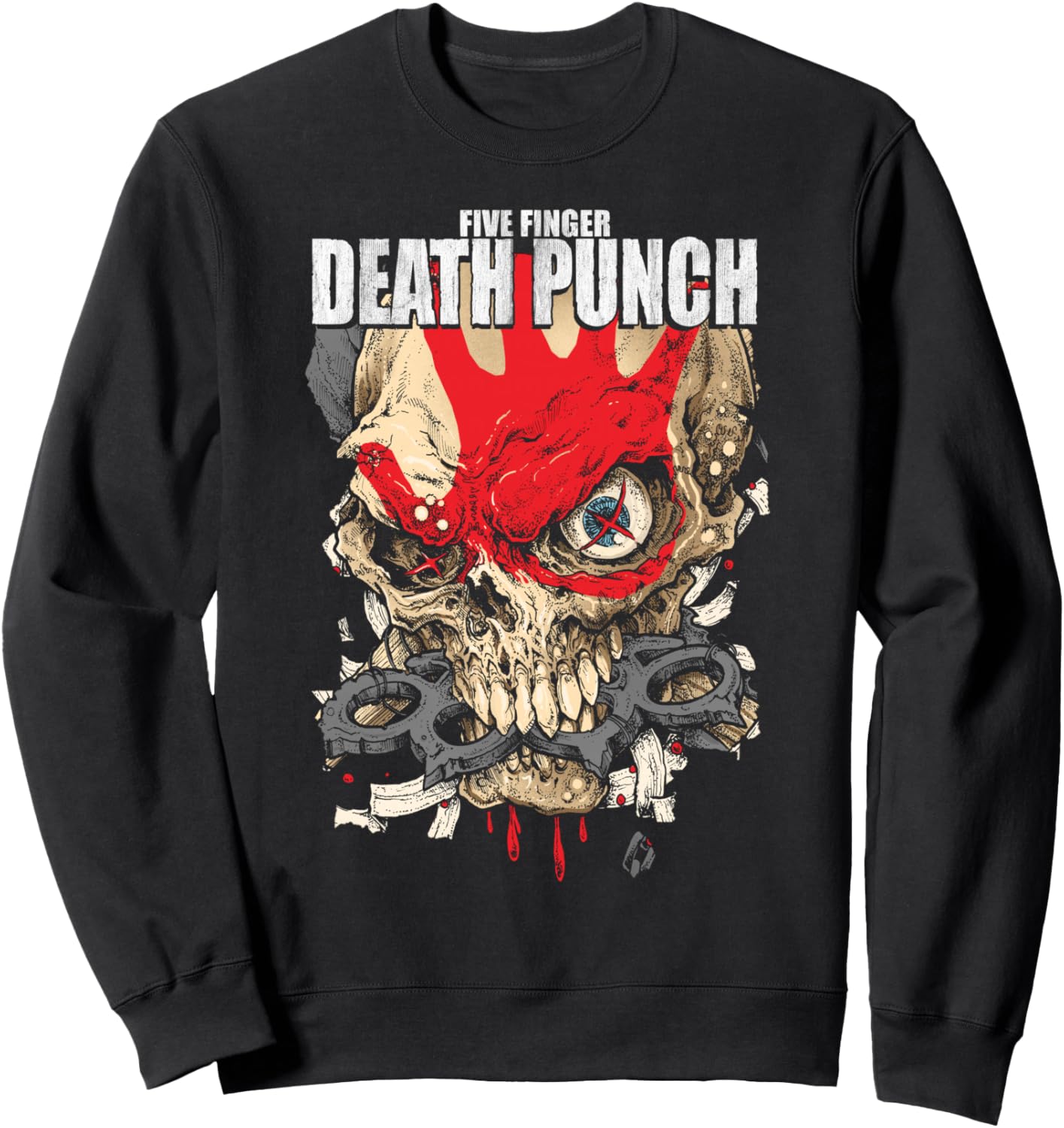 

Толстовка с изображением взорванной боеголовки, черная Five Finger Death Punch