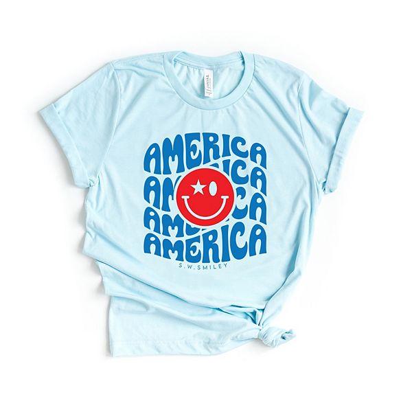 

SWSmiley america футболка с коротким рукавом Simply Sage Market