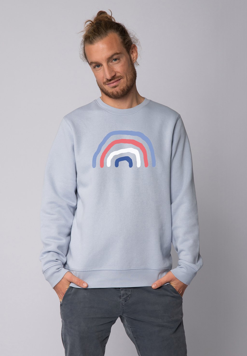 

Толстовка REGENBOGEN watapparel, светло-голубой