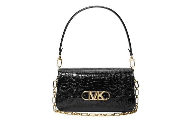 

MICHAEL KORS Сумка PARKER из коровьей кожи, через плечо, среднего размера, женская, черная