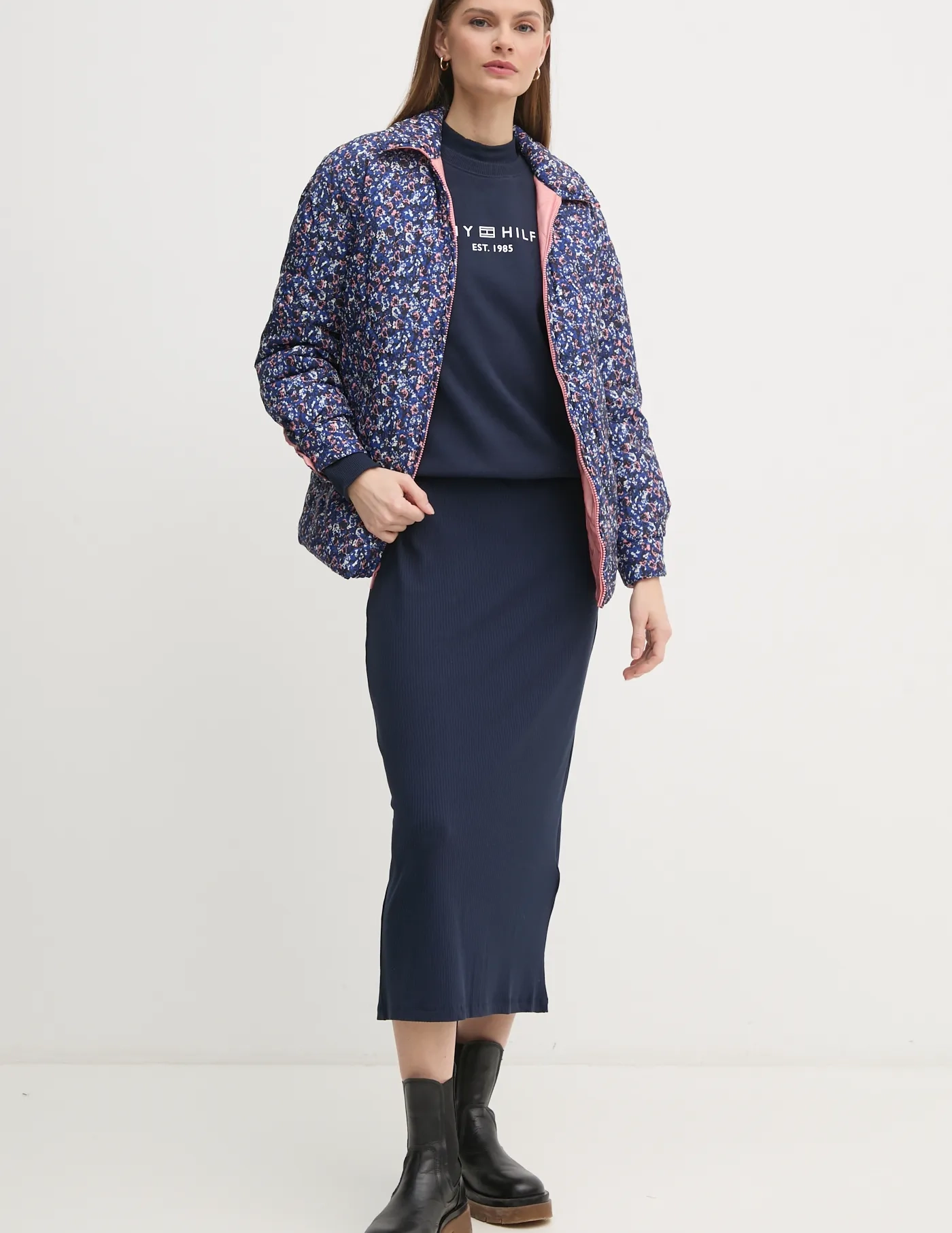 

Двусторонняя куртка FLEUR DAILY Pepe Jeans, розовый