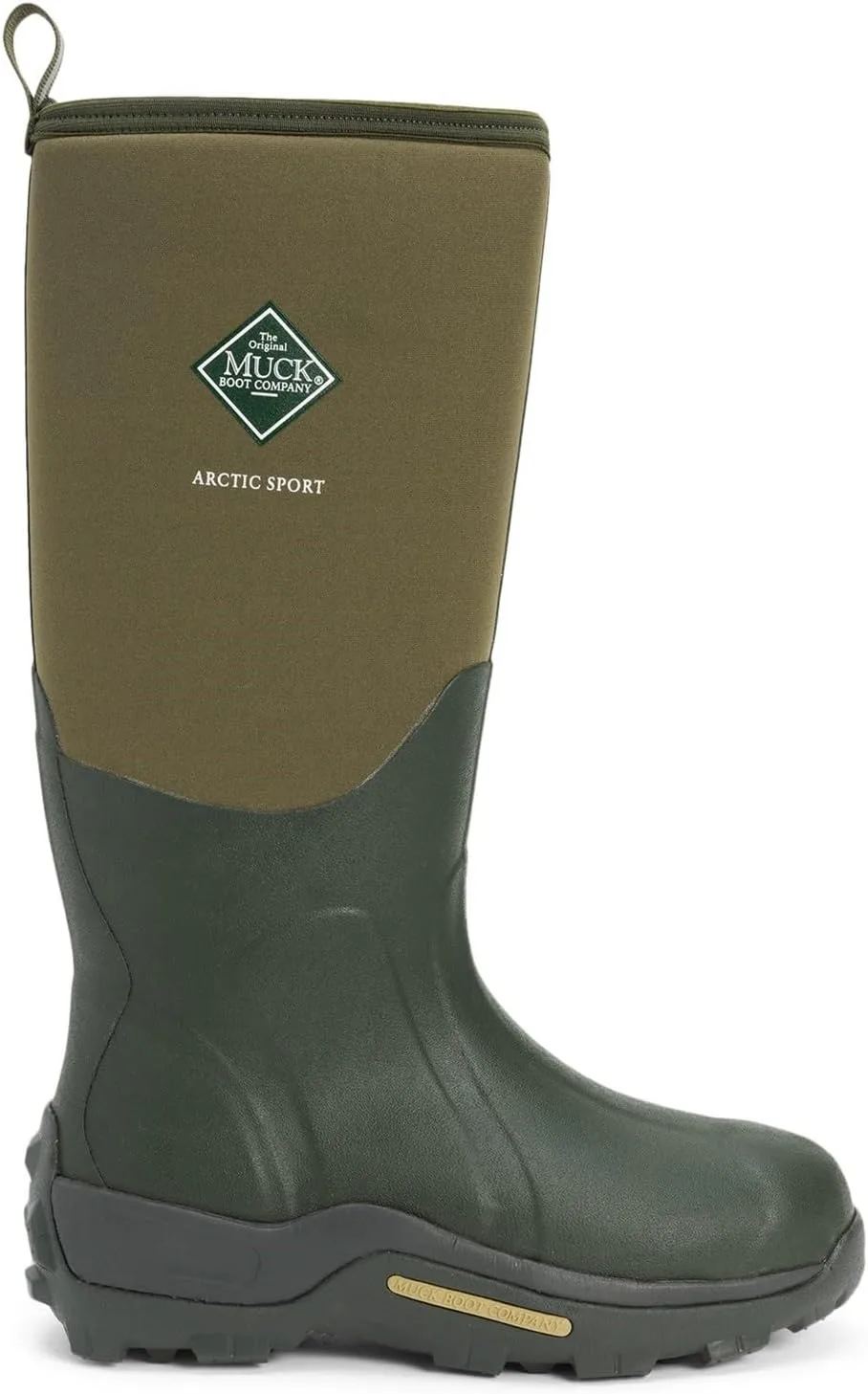 Резиновые сапоги Muck Boots, унисекс, Arctic Sports Wellington Boots, зеленый
