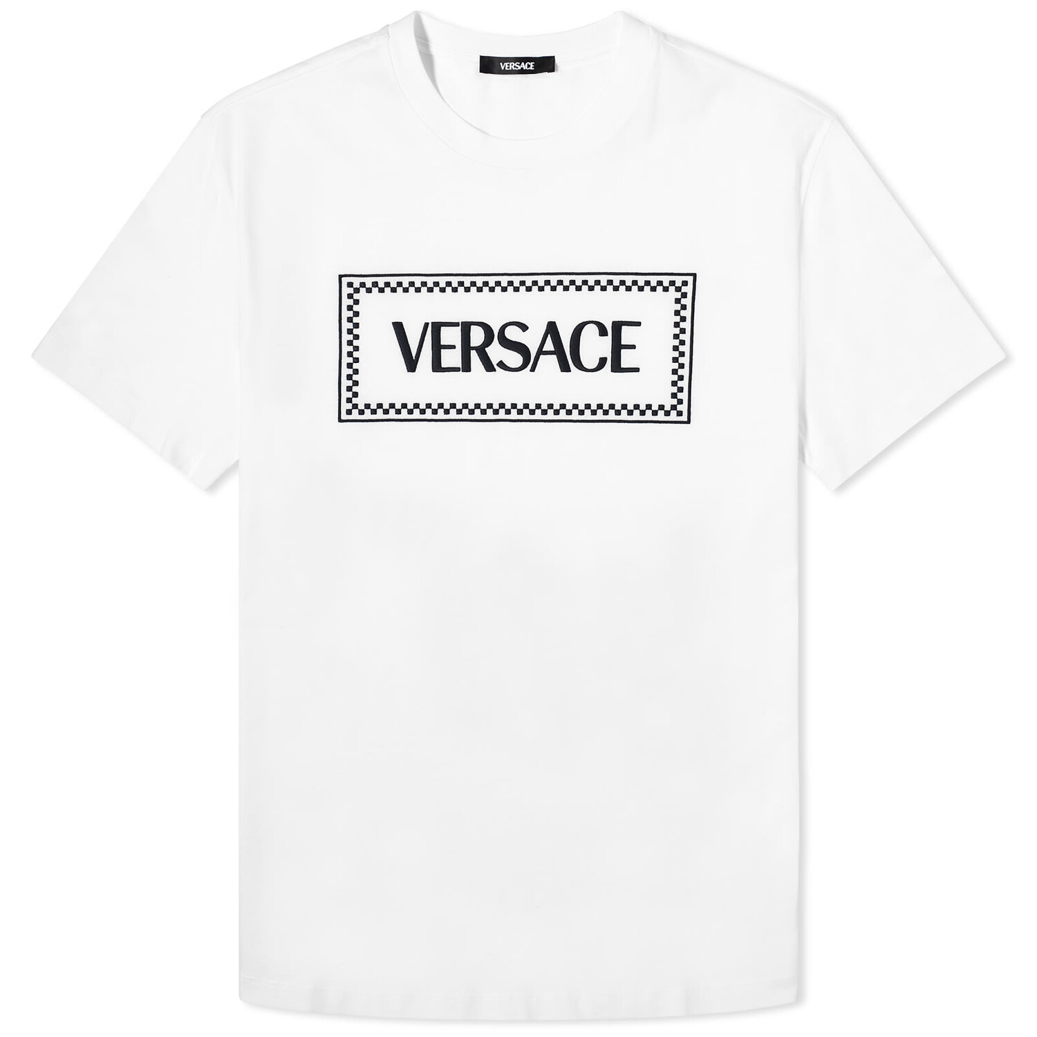 

Футболка Versace Tiles Embroidered Tee, белый