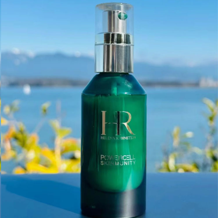 HELENA RUBINSTEIN Набор для ухода за кожей Green Treasure Bottle Serum Sample Box, увлажняющий восстанавливающий комплект из четырех предметов — фото 3