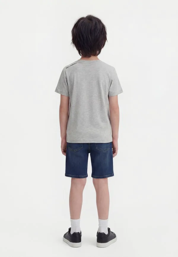 Футболка унисекс с принтом Karl Lagerfeld Kids, Light Grey Marl — фото 2