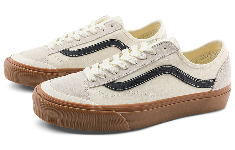 Vans Стиль 136 Decon VR3 'Белый зефир голубой' - Экрю, цвет Ecru — фото 4