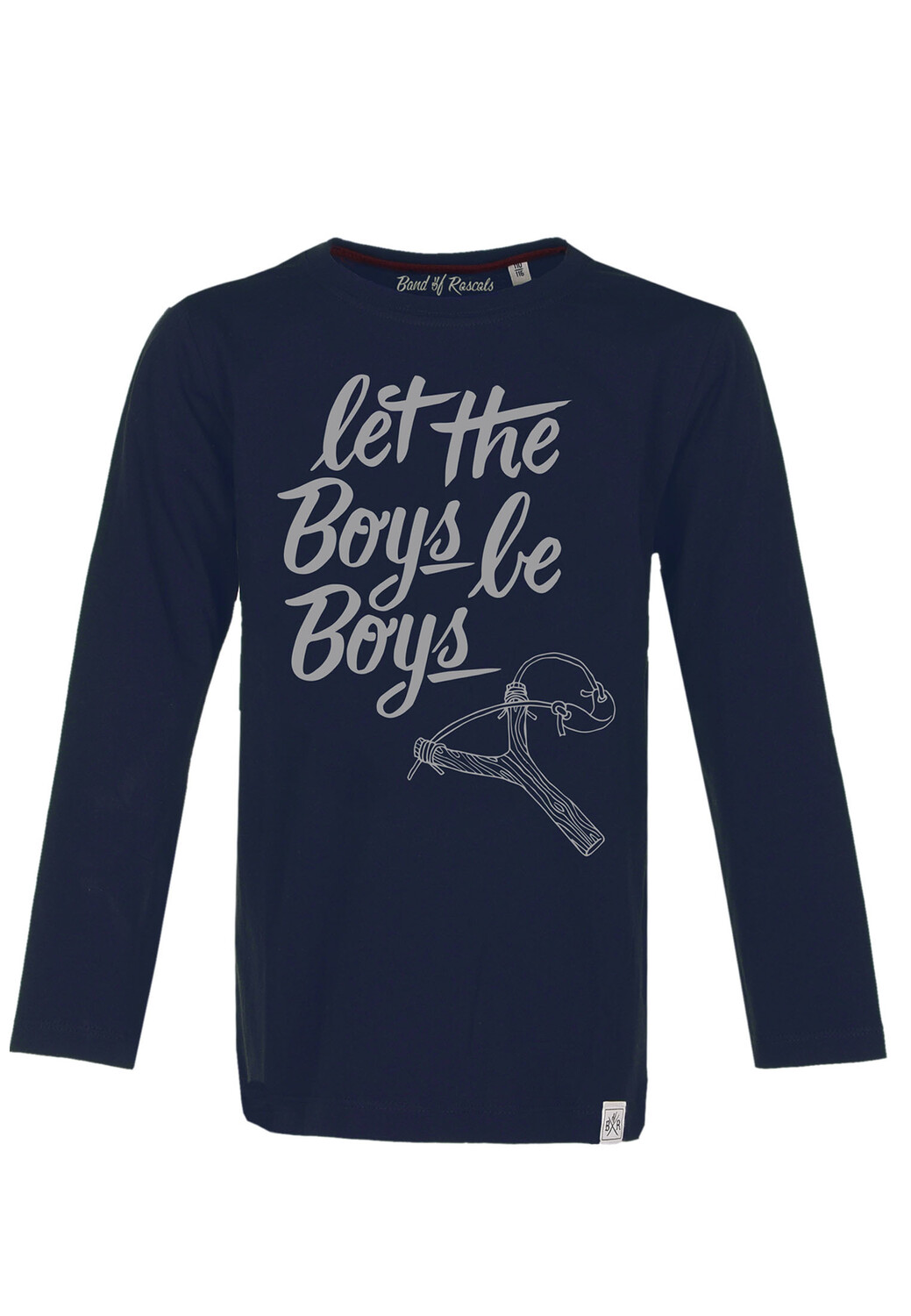 

Лонгслив Band of Rascals Let the boys be boys, синий