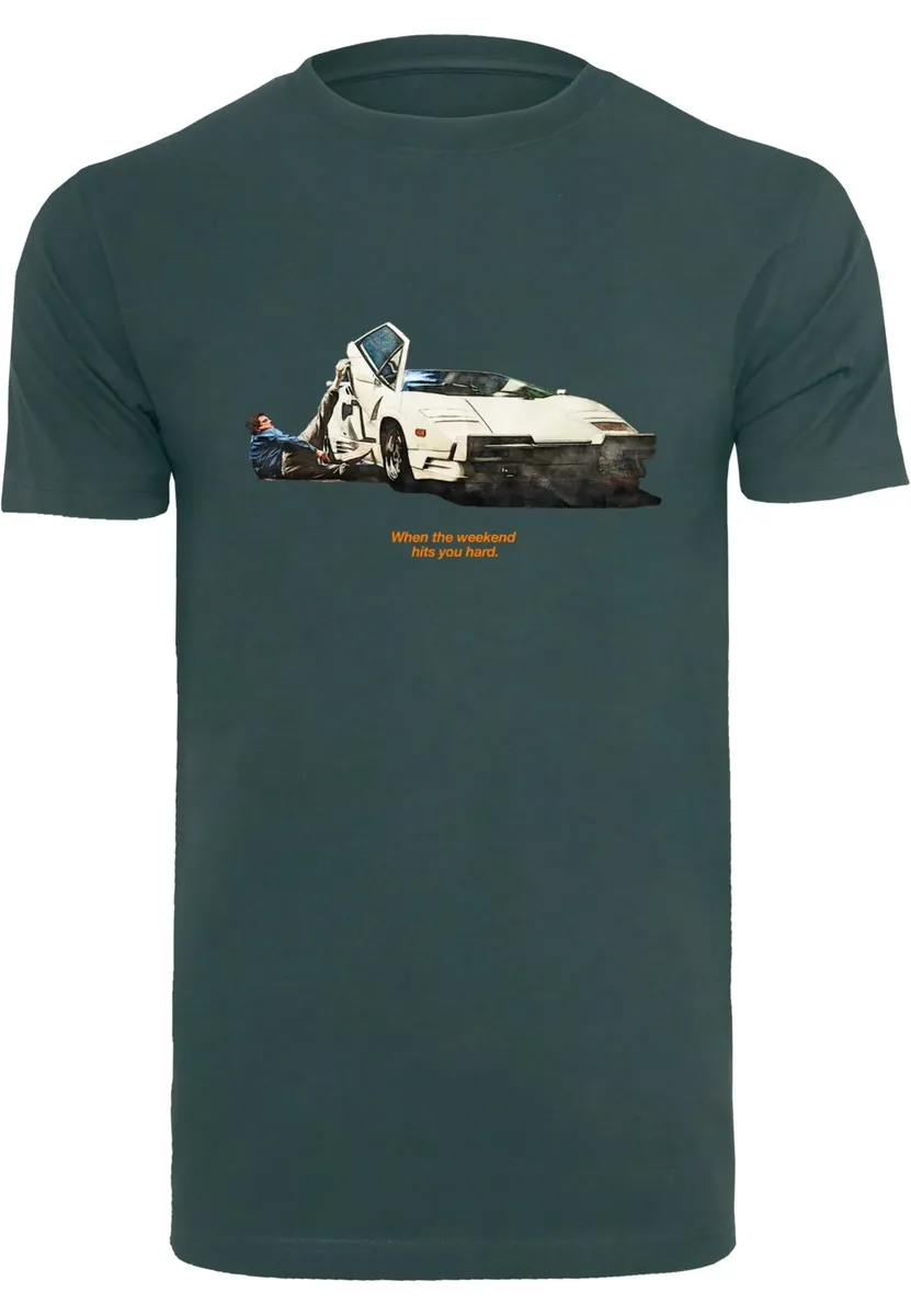 

Футболка Mister Tee "Мужская футболка Weekend Wolf Tee Mister Tee" Mistertee, зеленый