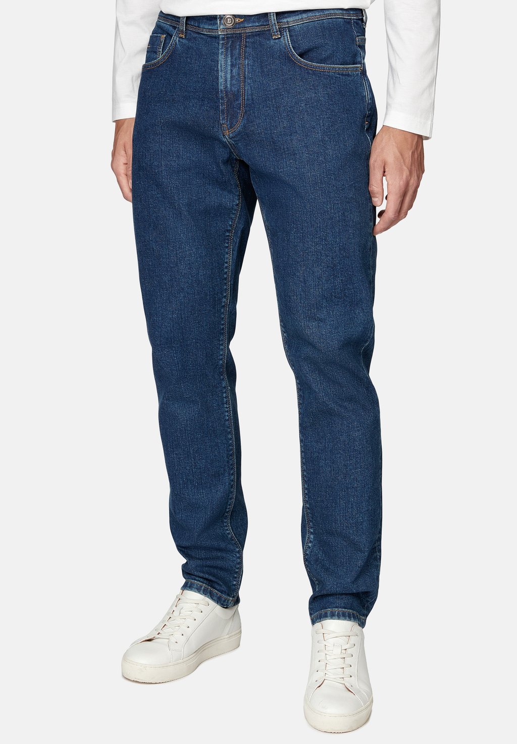 

Джинсы облегающего кроя STRETCH Boggi Milano, синий