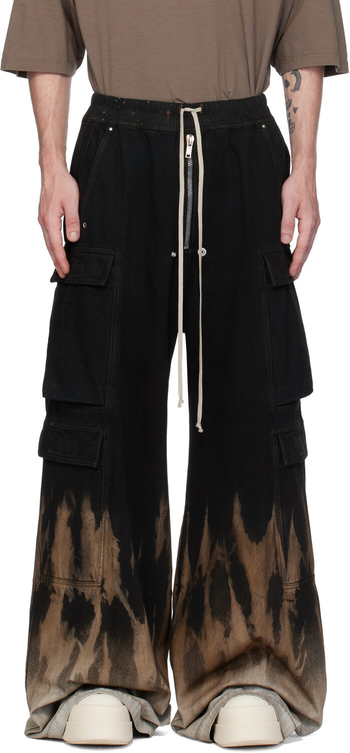 

Porterville Double Jumbo Belas брюки-карго Rick Owens DRKSHDW, черный