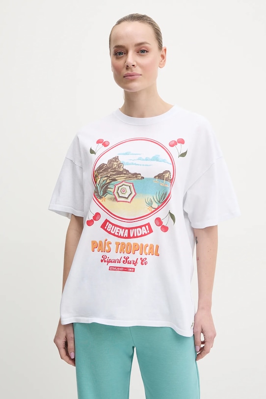 

Хлопковая футболка COVE HERITAGE Rip Curl, белый