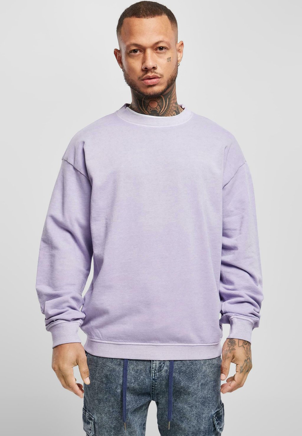 

Толстовка PIGMENT DYED CREW NECK Urban Classics, лавандовый, Фиолетовый, Толстовка PIGMENT DYED CREW NECK Urban Classics, лавандовый