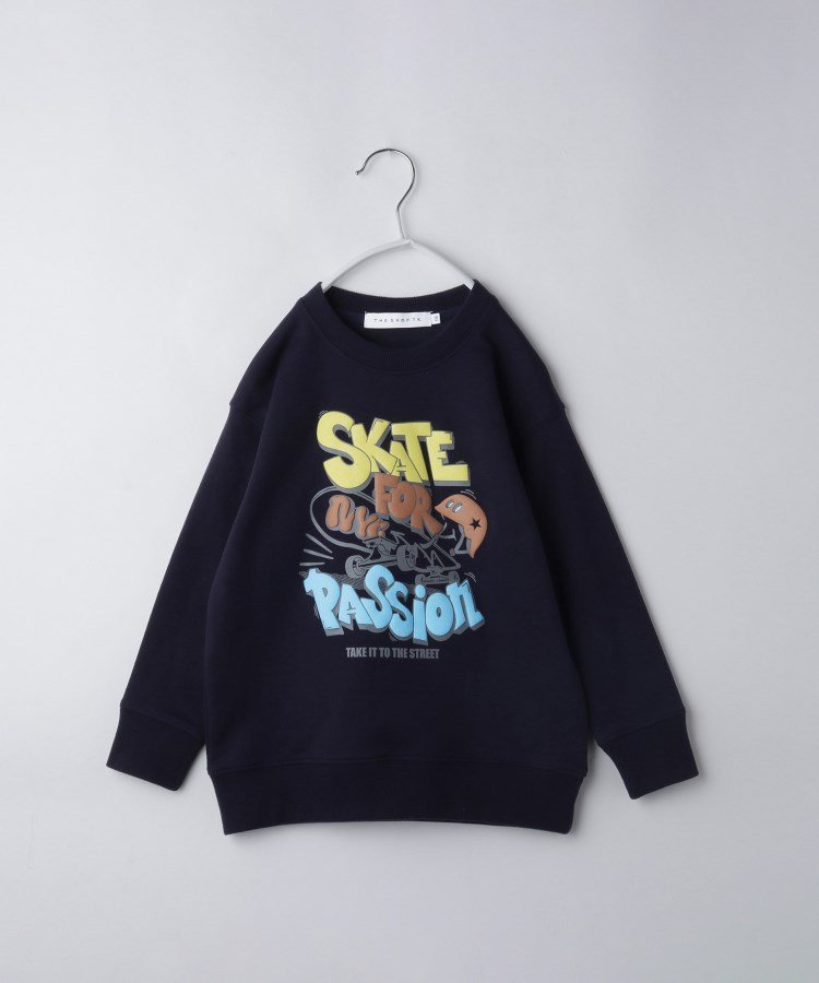 Мини-флисовый пуловер с логотипом THE SHOP TK, Navy(994)