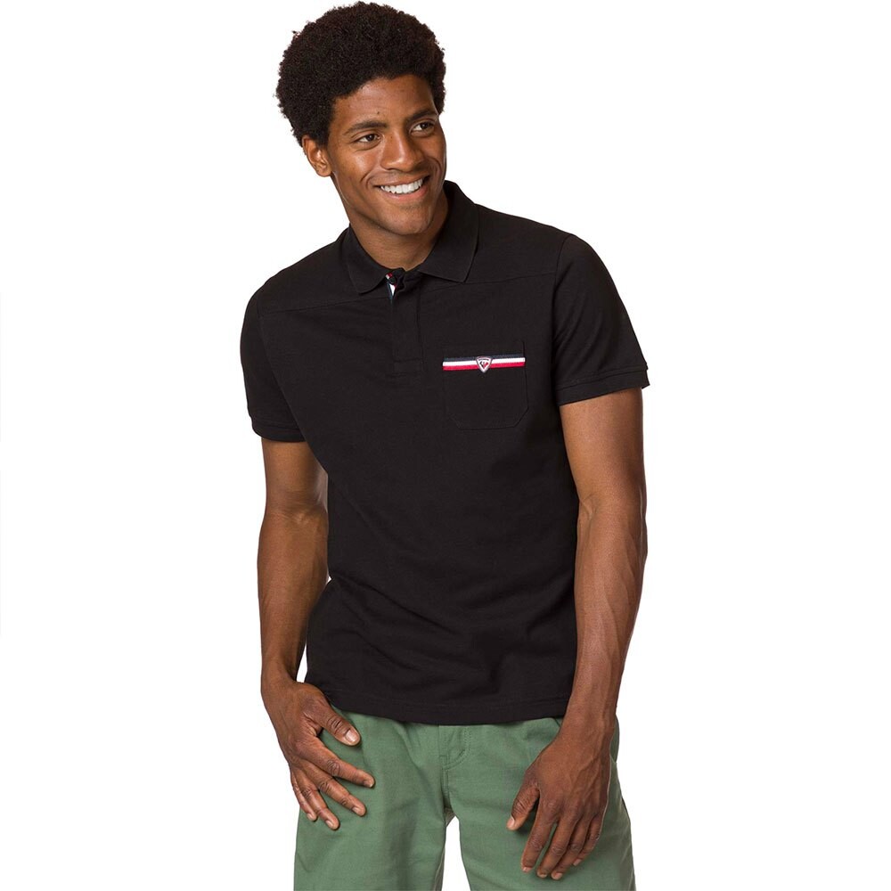 

Поло Rossignol Logo Pocket, черный