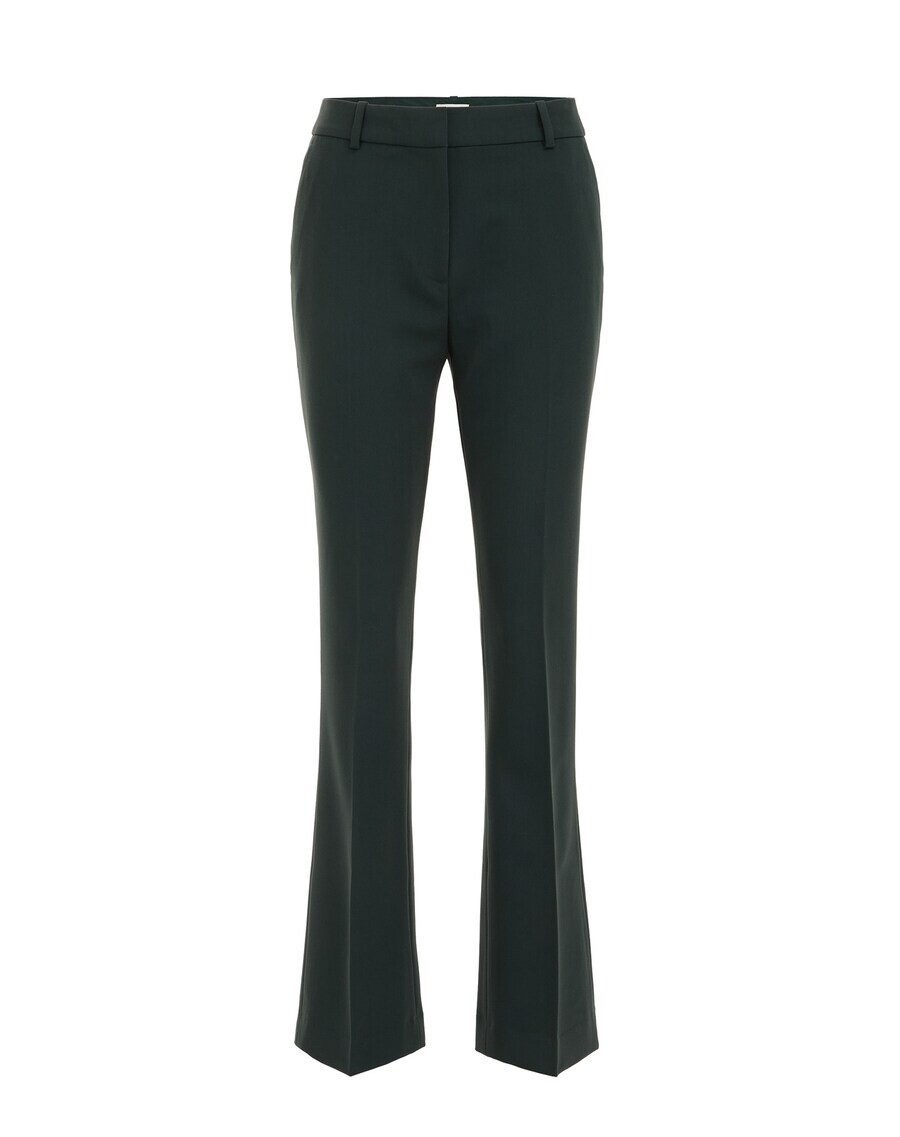 

Тканевые брюки WE Fashion Boot cut Pants, темно-зеленый