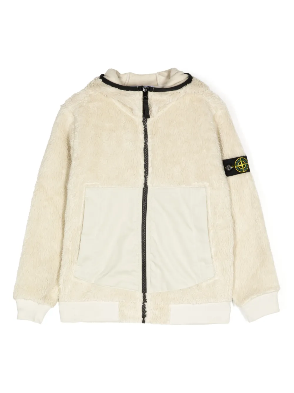 

Куртка с нашивкой Compass Stone Island Junior, нейтральный