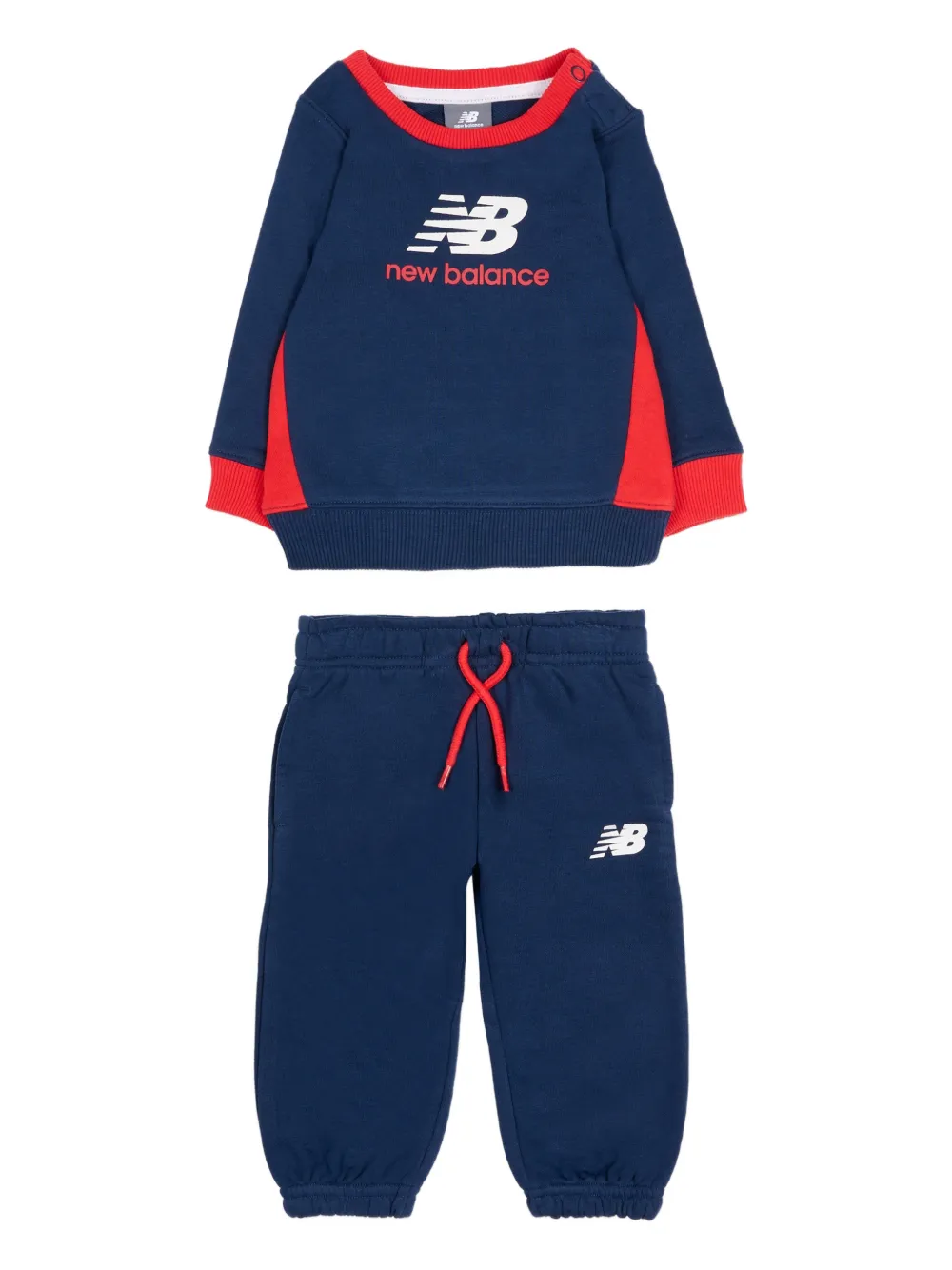 

Спортивный костюм с принтом логотипа New Balance Kids, синий