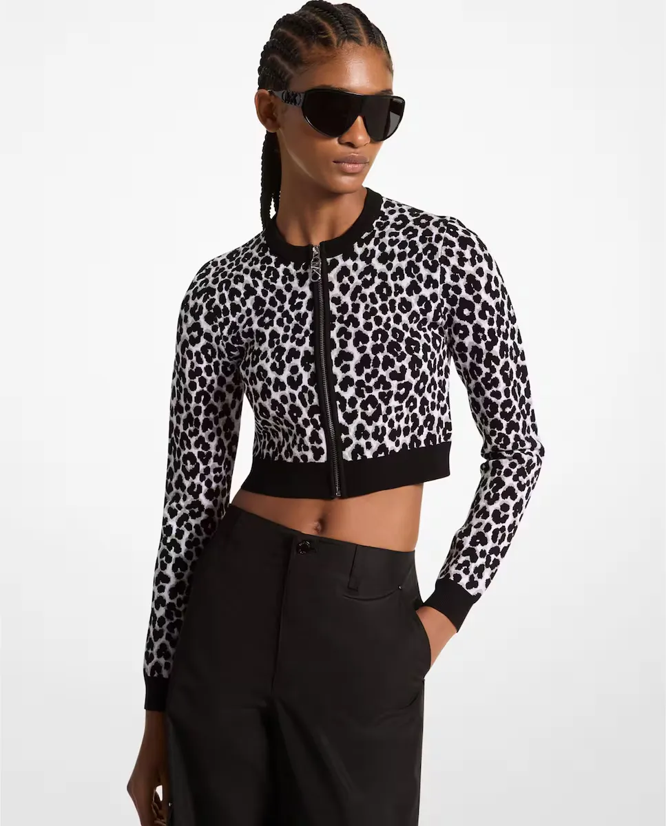 

Женская короткая куртка на молнии Michael Michael Kors, серый