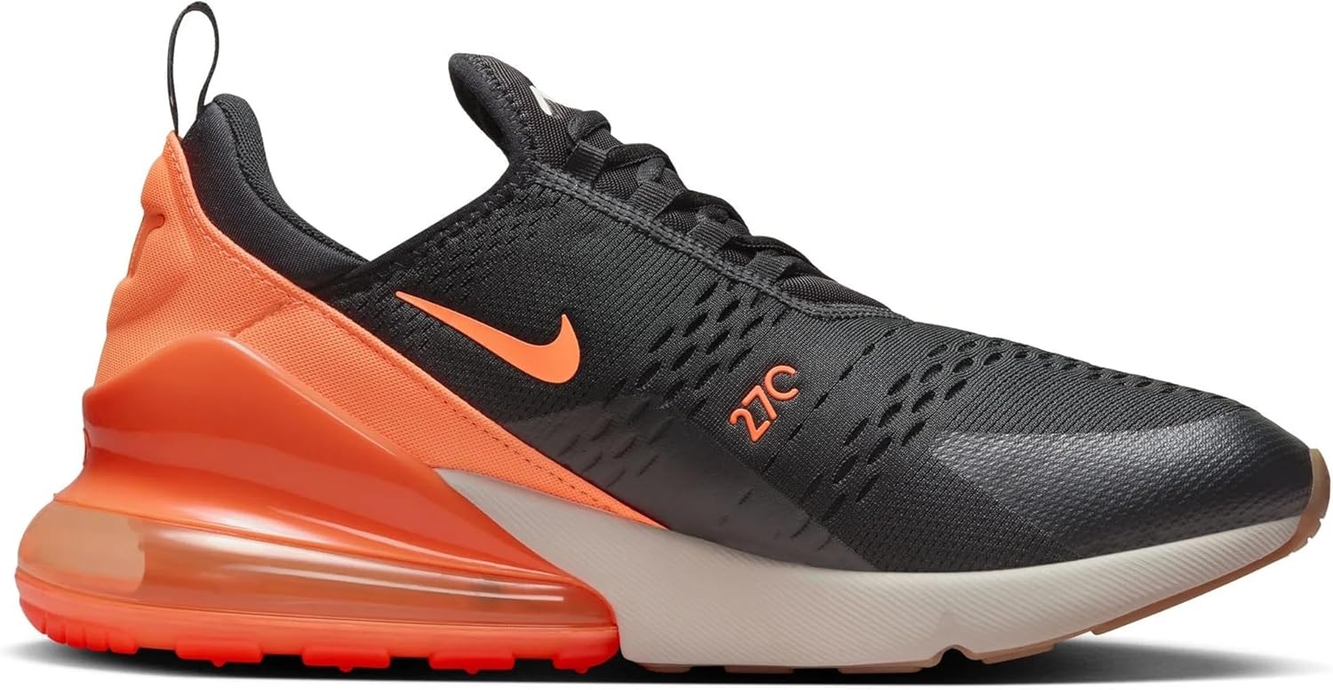 Мужские кроссовки Nike Air Max 270, черный/оранжевый — фото 3