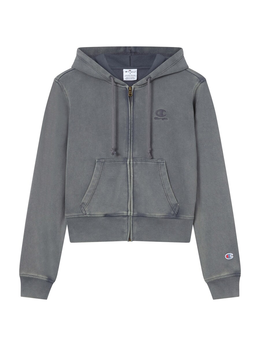 

Толстовка с капюшоном на молнии Champion Authentic Athletic Apparel, серый