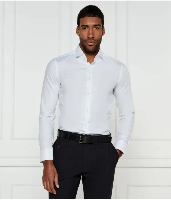 H-Hank-Spread-C1-222 футболка slim fit Boss, белый
