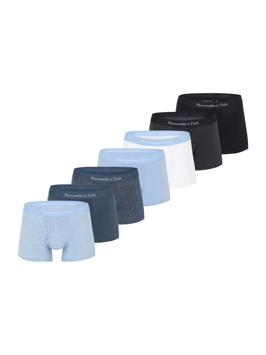 

Боксеры Abercrombie & Fitch, Navy/Light blue/mottled grey/Black/White