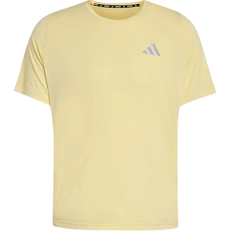 Футболка мужская Yellow с круглым вырезом, средней посадки Adidas
