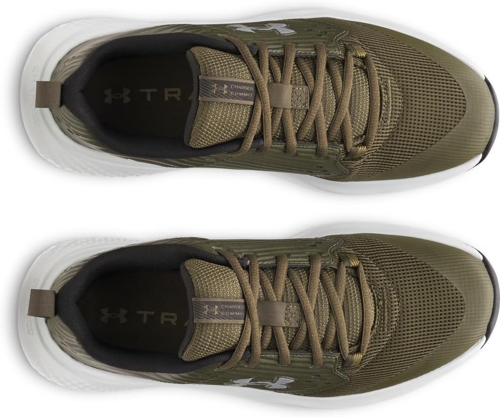 Кроссовки Under Armour Men's Charged Commit Trainer 4, (308) Expedition Green/Halo Gray/Steel — фото 4