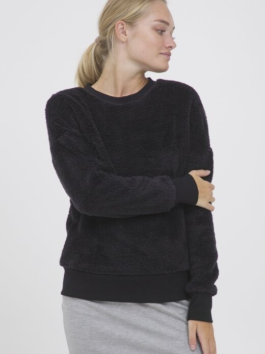 

Свитер с круглым вырезом oxannica Oxmo, черный