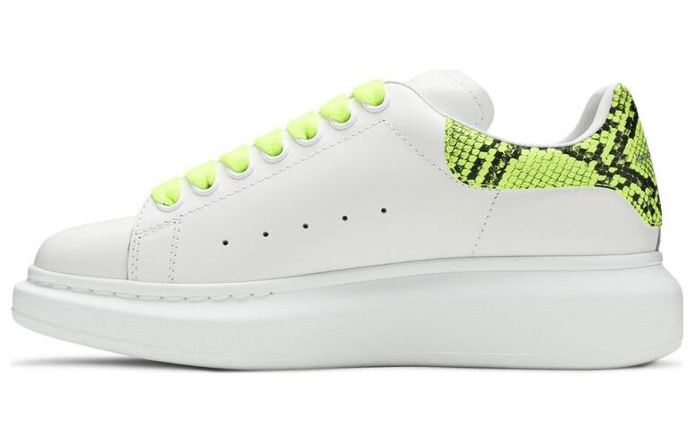 Alexander McQueen Oversized Neon Green Snake Print