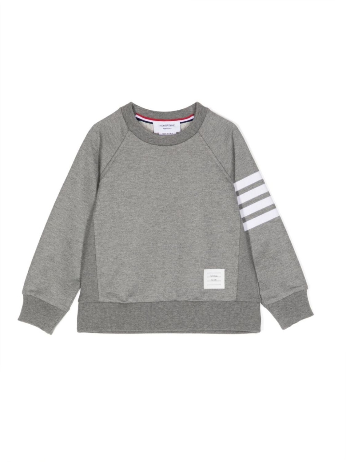 

Thom Browne толстовка из джерси с полосками 4-Bar, серый