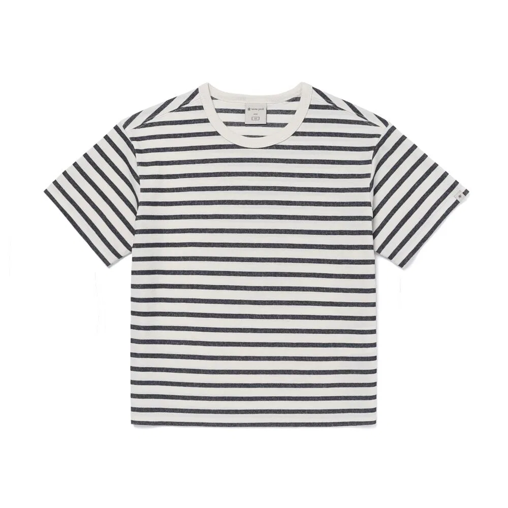 Детская полосатая футболка Sorona тёмно-синяя от Snowpeak Apparel Kids — фото 2