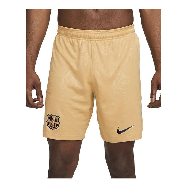 

Шорты fc barcelona 22-23 stadium away shorts 'tan' Nike, бежевый