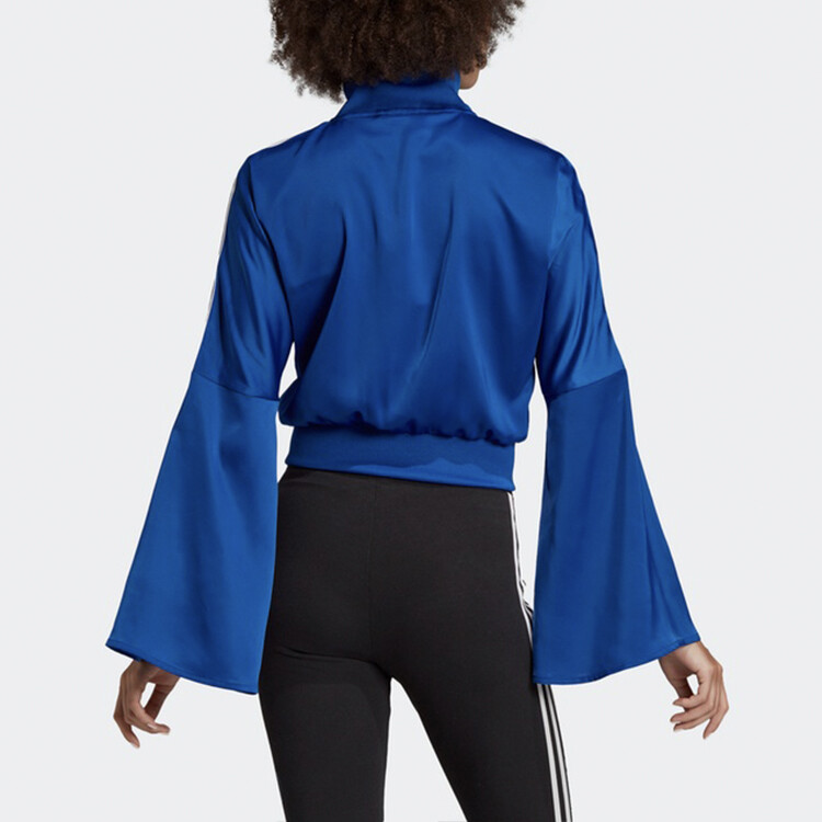 Куртка женская студенческая синяя Adidas Originals — фото 3