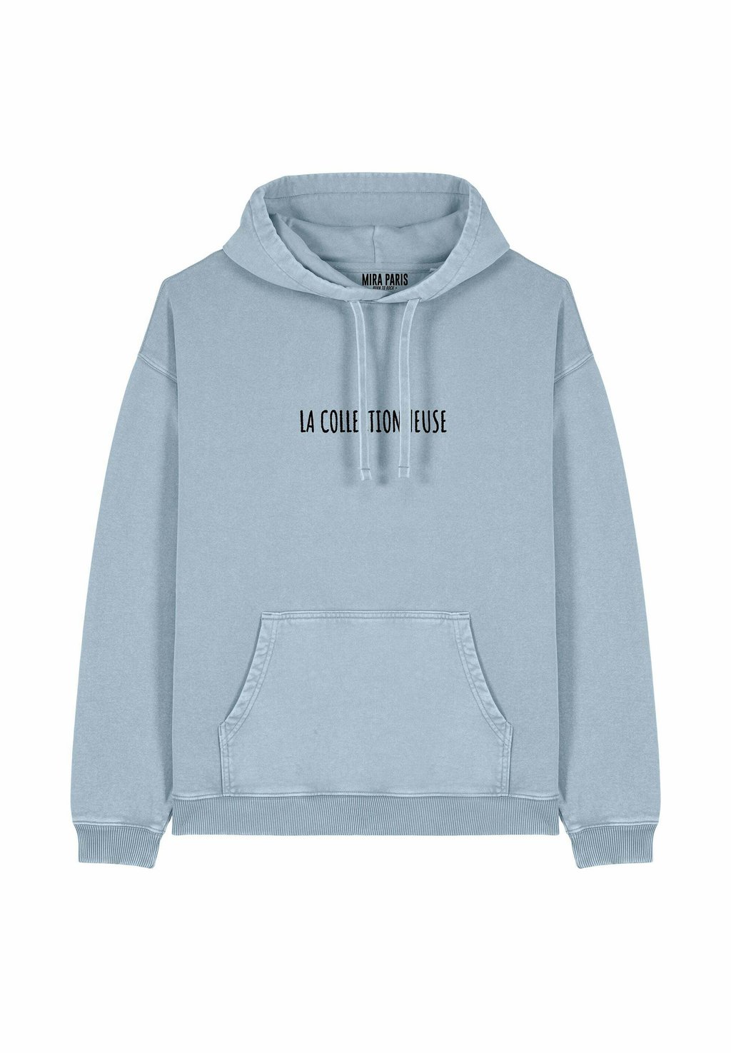 

Толстовка LA COLLECTIONNEUSE EMBROIDERY UNISEX VINTAGE - Hoodie Mira Paris, светло-голубой