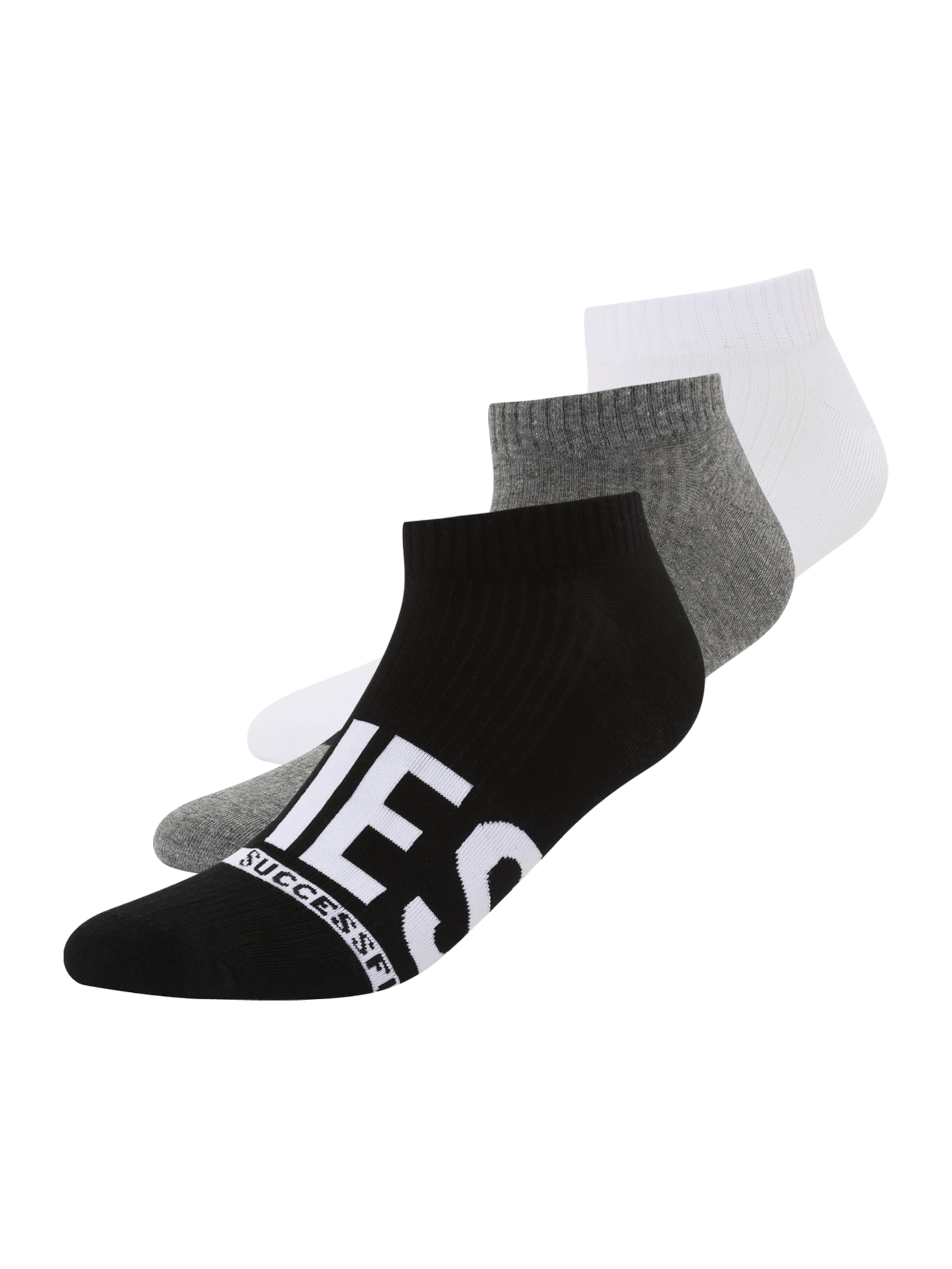 

DIESEL Носки 'SKM-GOST' в темно-сером, черном, белом цветах