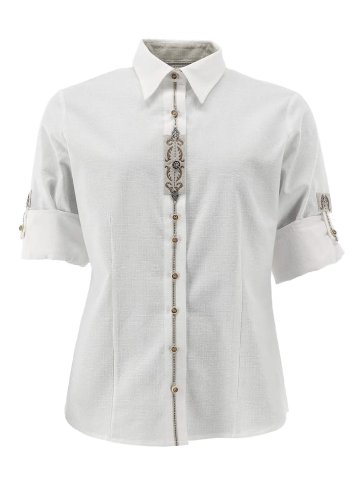 

OS-Trachten Традиционная белая блузка Фидару