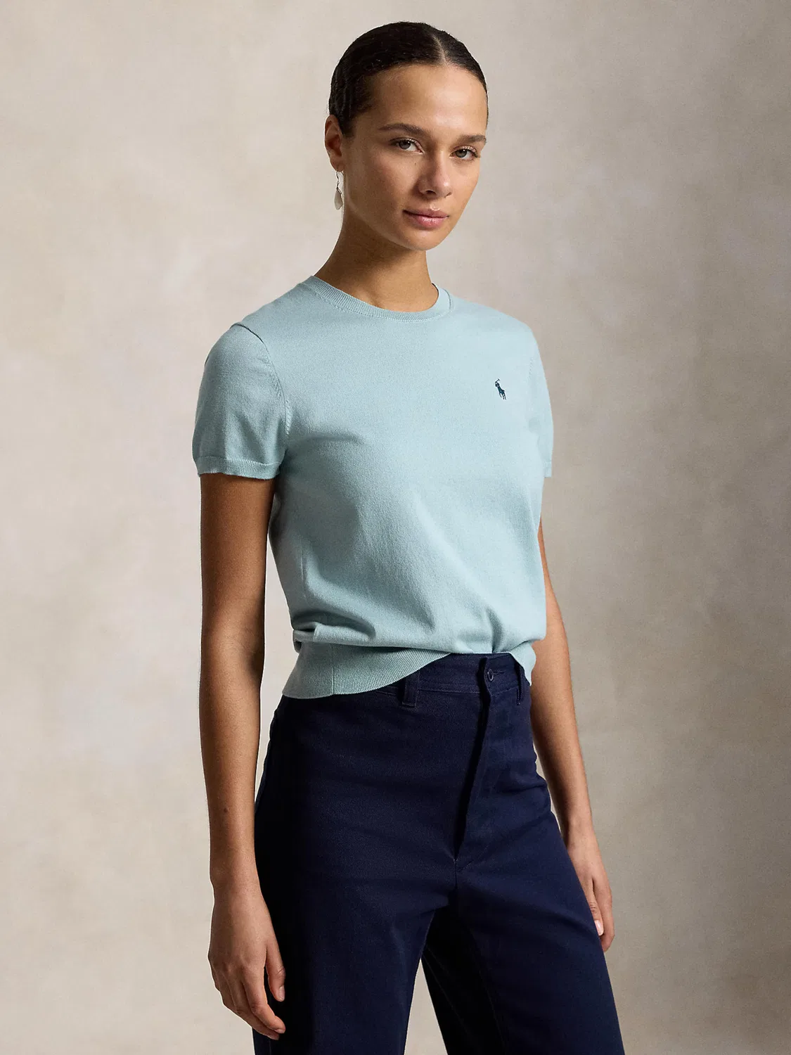 Свитер Polo Ralph Lauren мятного цвета — фото 3