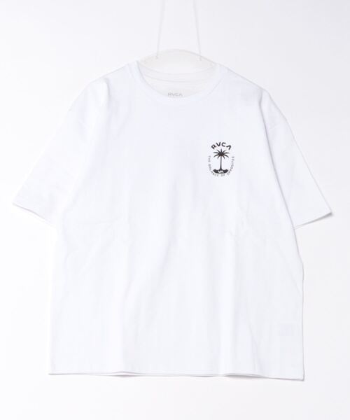 

Мужская футболка с коротким рукавом и принтом на спине RVCA, белый