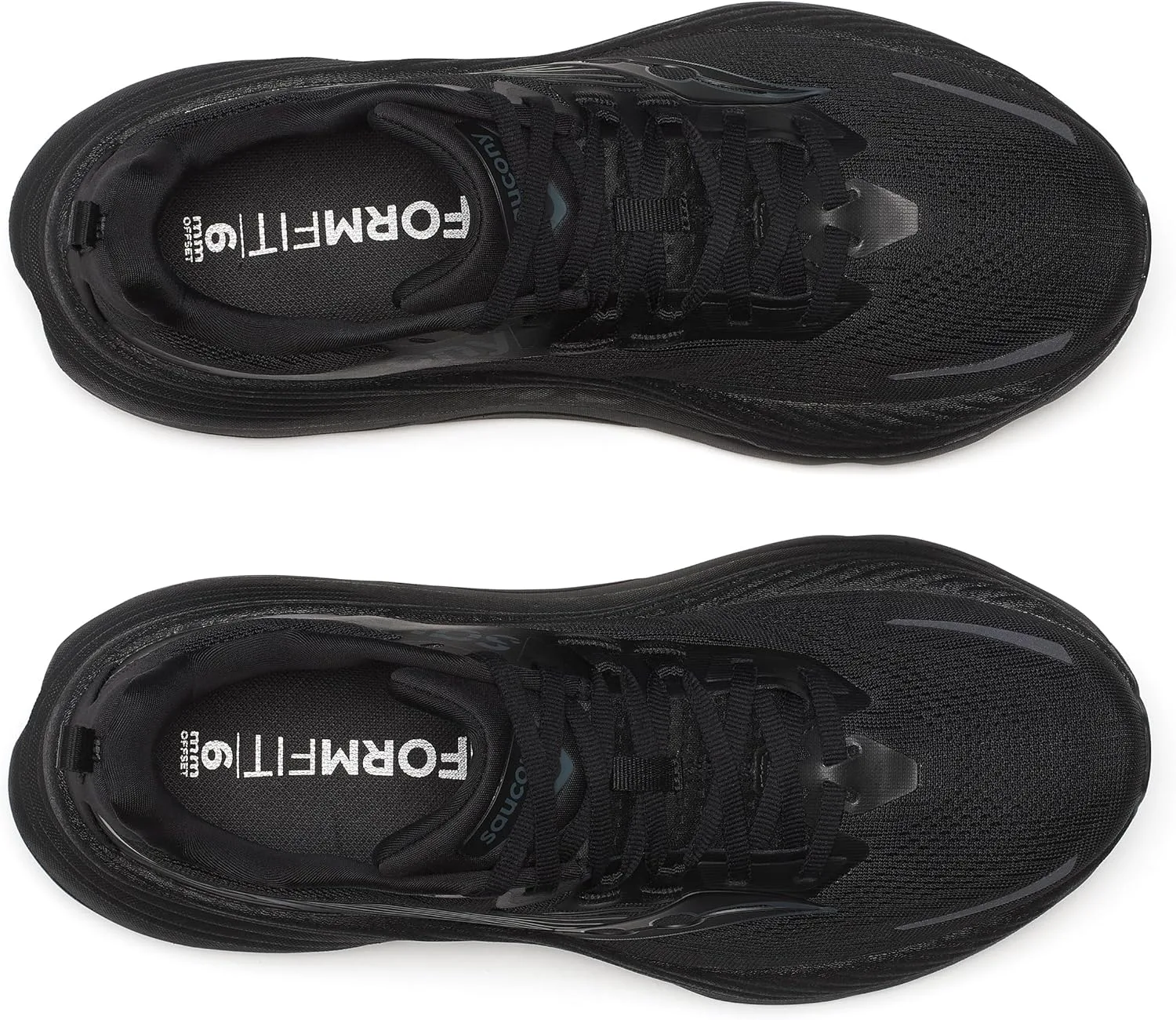 Мужские кроссовки Saucony Hurricane 24 Triple Black, черный — фото 4