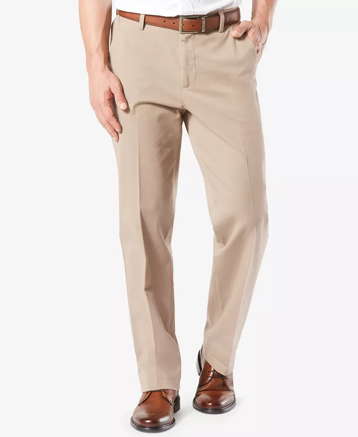 

Мужские рабочие брюки Workday Smart 360 Flex Classic Fit Khaki Stretch Dockers, коричневый